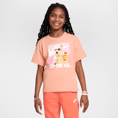 Nike Sportswear Older Kids' (Girls') T-Shirt. Nike ID